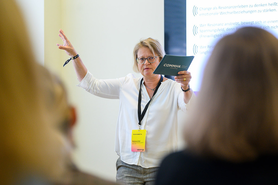 Barbara Hott beim Kommunikationskongress