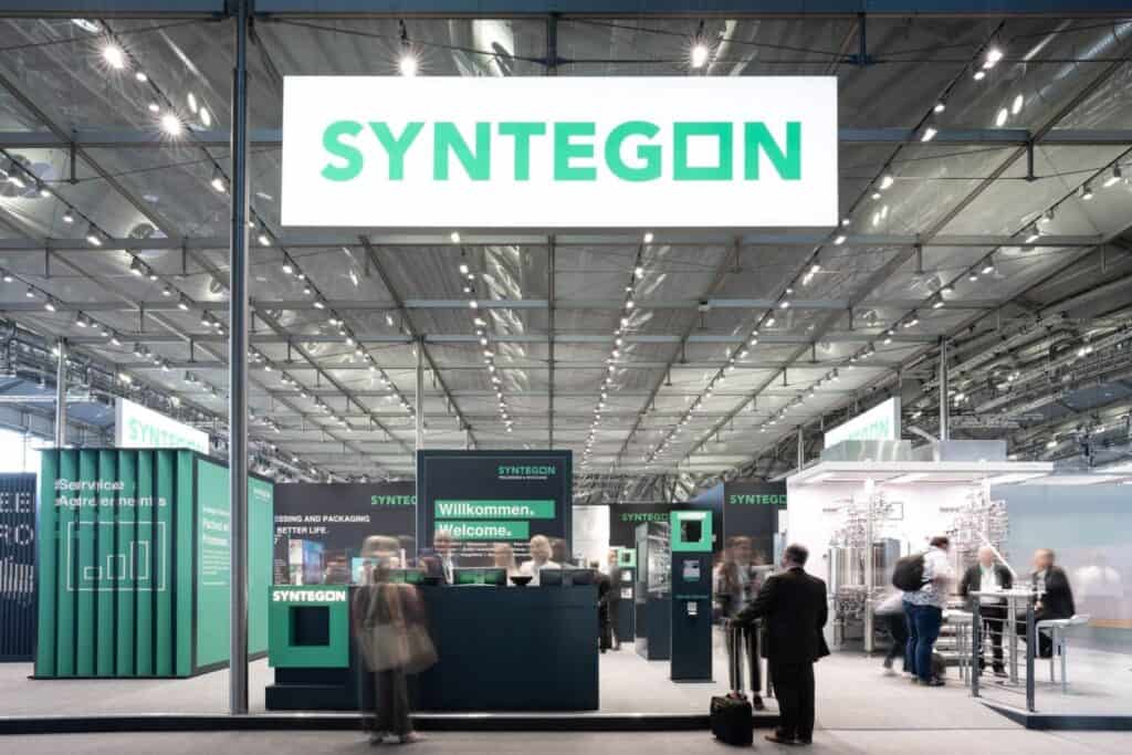 Messe-Stand Syntegon | Messekommunikation mit Commha Consulting